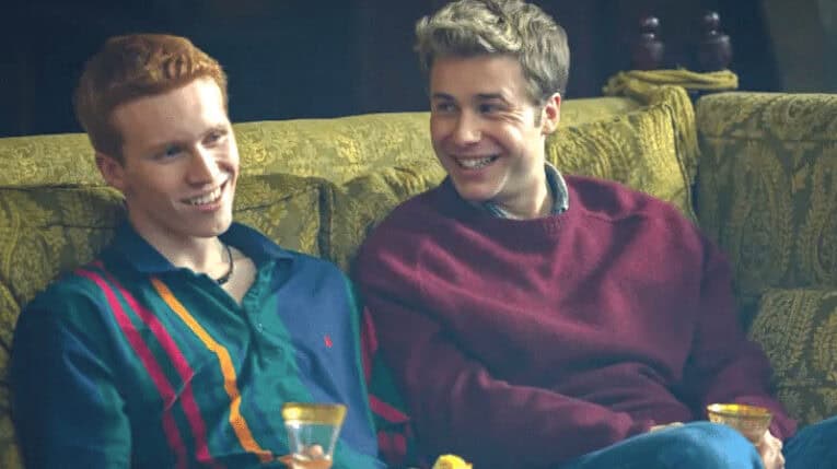 Harry Bryant (left) and Prince William enjoying some brother time in the days before that dastardly Meghan Markel came around.
